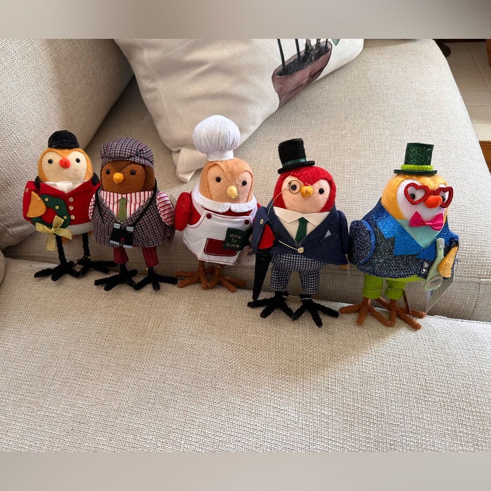 Set of Five Featherly Friends by Target